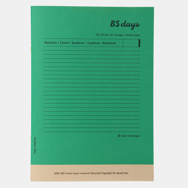 Mark's | Cuaderno Days B5 Verde