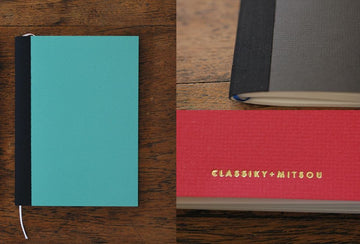 Classiky | Cuaderno Thread Stitching A5 Turquoise Blue (Rayas)