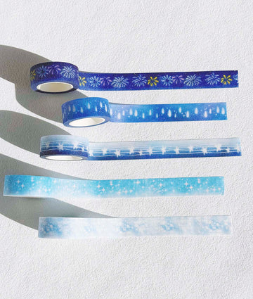 Xiyue | Blue Sparkles Washi Tape