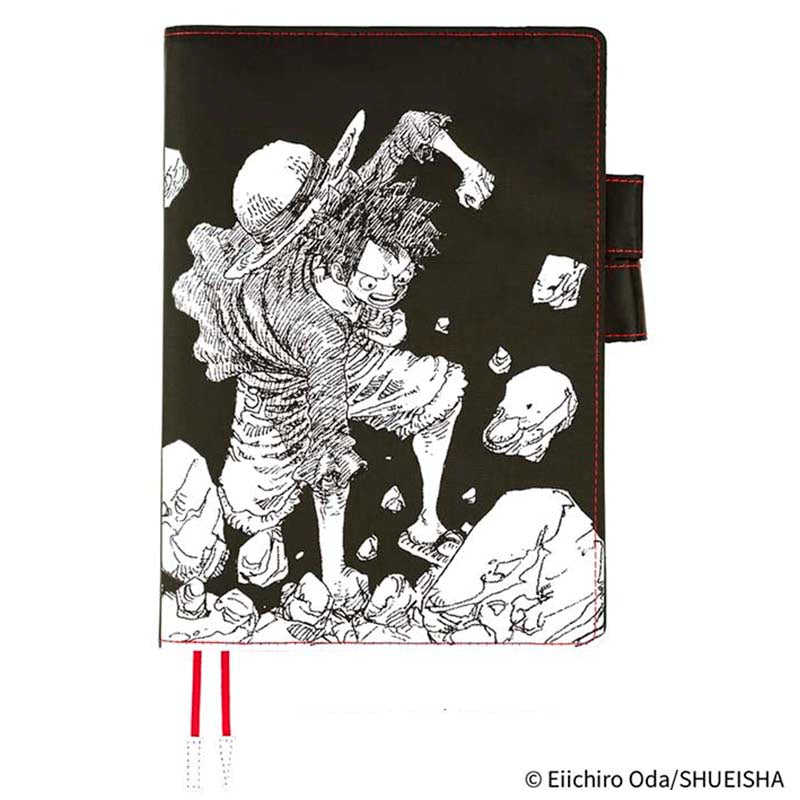 Hobonichi | Agenda Hobonichi Cousin A5 ONE PIECE magazine: Straw Hat Luffy (Black) 2026