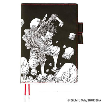 Hobonichi | Agenda Hobonichi Cousin A5 ONE PIECE magazine: Straw Hat Luffy (Black) 2026