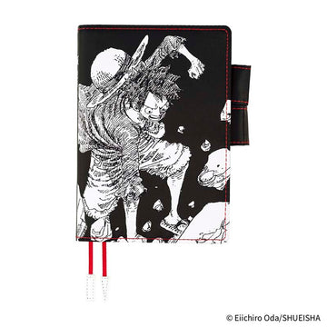 Hobonichi | Agenda Hobonichi Techo A6 ONE PIECE magazine: Straw Hat Luffy (Black) 2026