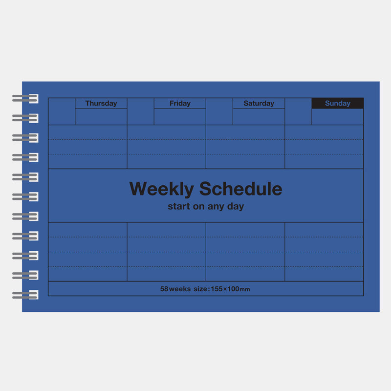 Mark's | Planificador Semanal A6 Azul