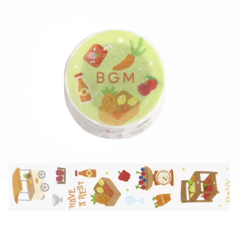 BGM | Open For Business Today Market Washi Tape