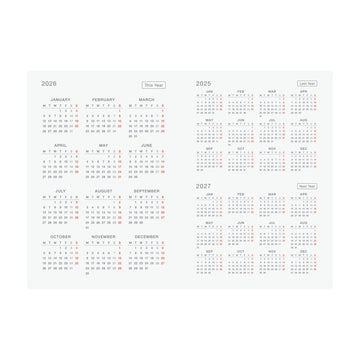 Hobonichi | Agenda Hobonichi Techo A6 Original (Inglés) 2026