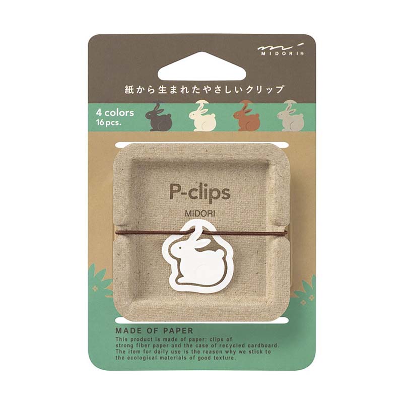 Midori | Clips de Papel P-Clips Rabbit