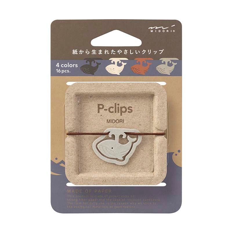 Midori | Clips de Papel P-Clips Whale