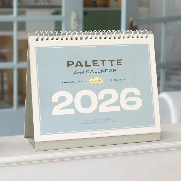 Iconic | Calendario Desk Palette 2026