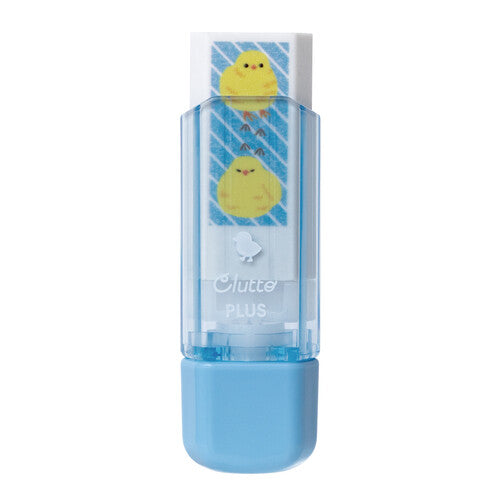 Plus | Clutto Blue Chick Retractable Eraser