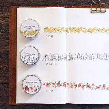 Mind Wave | Die Cut Palette Strawberry Washi Tape