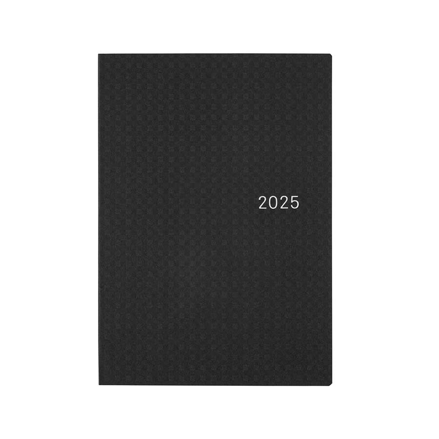 Hobonichi | Hobonichi HON A5 Paper Series Agenda: Black Gingham 2025