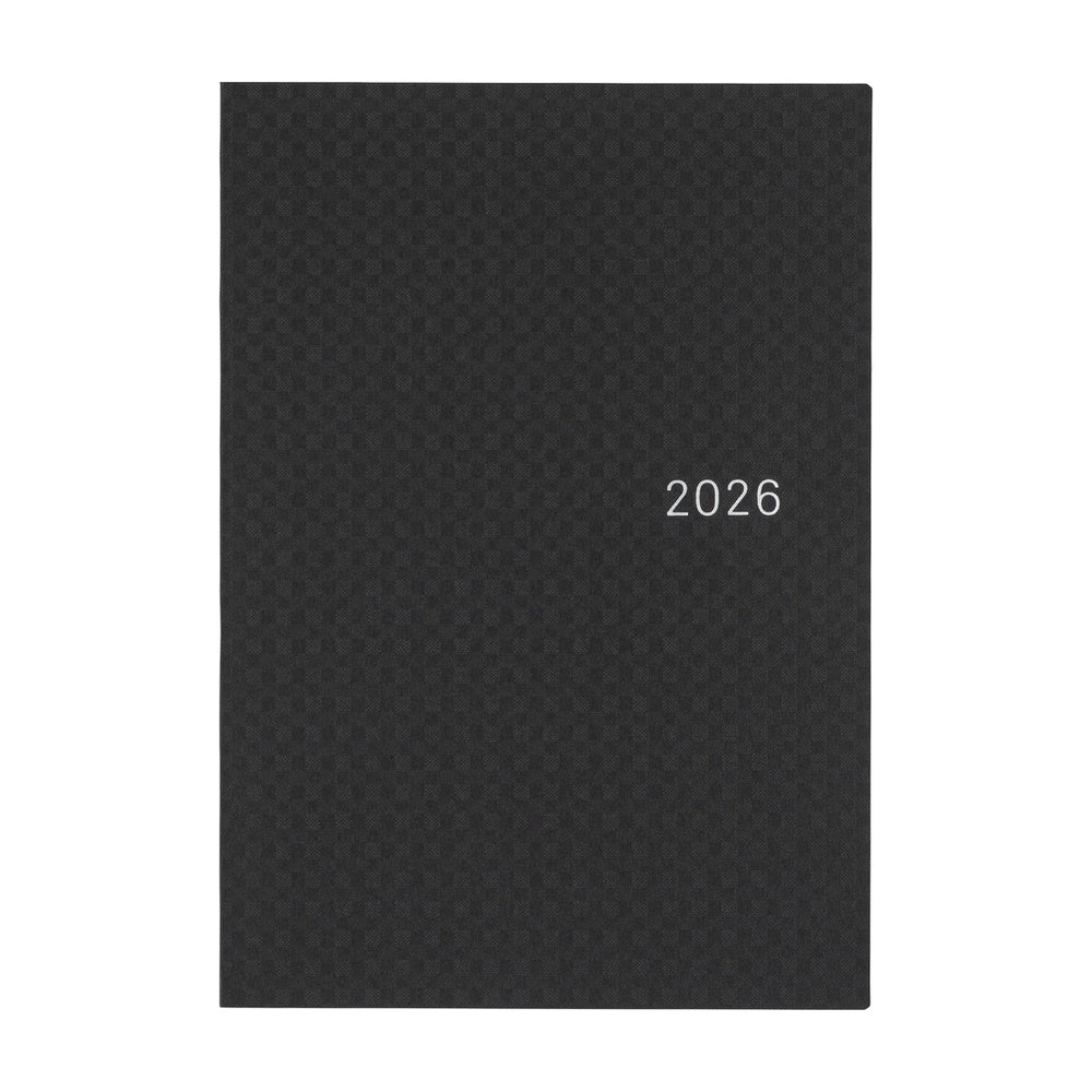 Hobonichi | Agenda Hobonichi HON A5 Paper Series: Black Gingham 2026