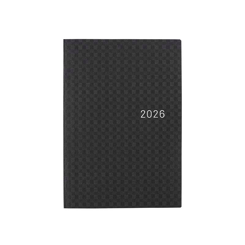Hobonichi | Agenda Hobonichi HON A6 Paper Series: Black Gingham 2026