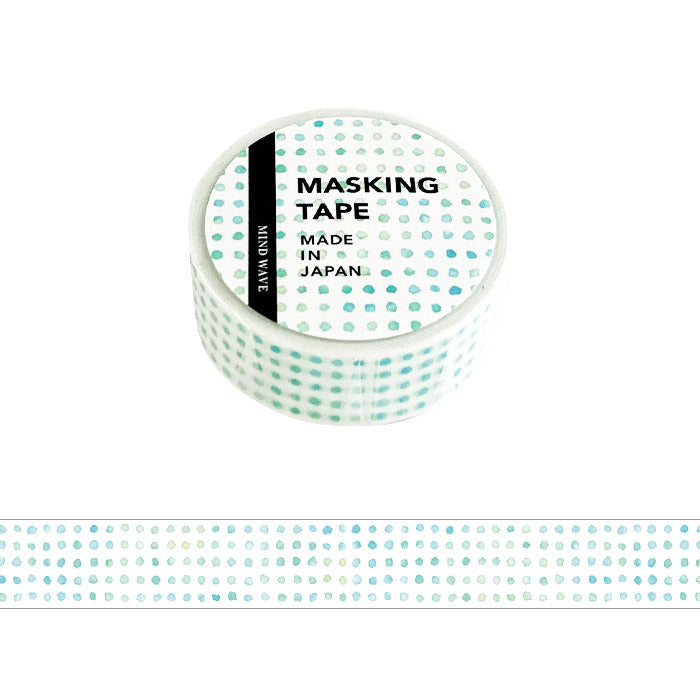 Mind Wave | Pattern Dot Mint Washi Tape