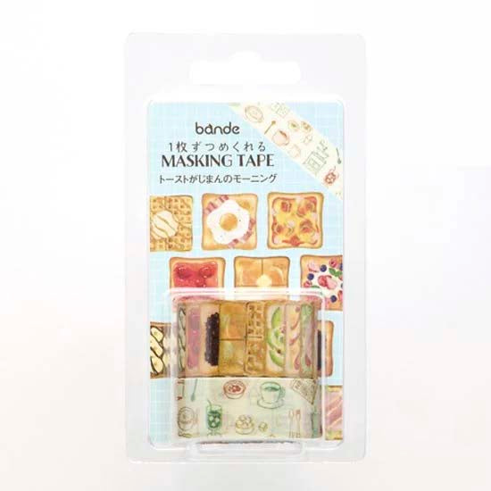 Bande | Pegatinas en Rollo y Washi Tape Toast Boasts Morning