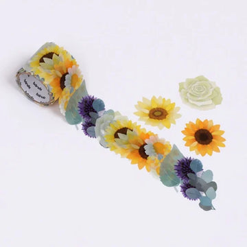 Bande | Pegatinas en Rollo Sunflower Bouquet