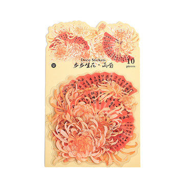 Infeel.me | Flower by Flower Orange Stickers