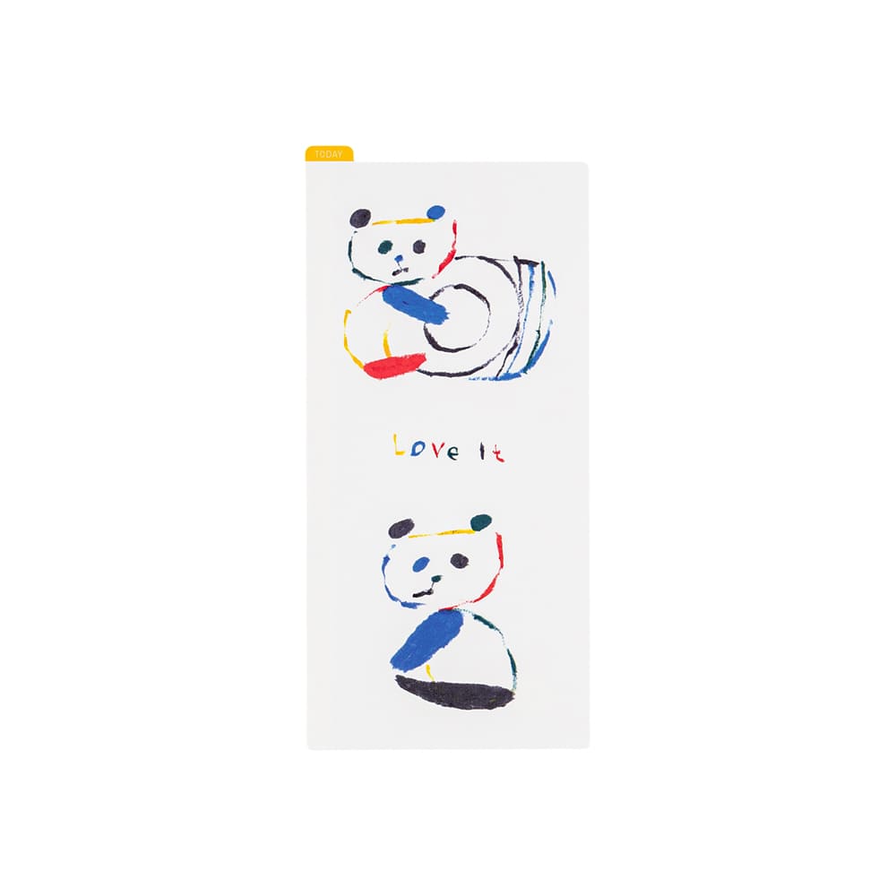 Hobonichi | Plantilla de Escritura Pencil Board Weeks Jin Kitamura (Love it Panda)