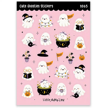 Little Lefty Lou | Pegatinas Pink Cute Ghosties