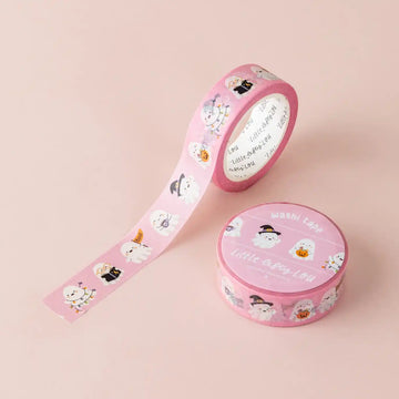 Little Lefty Lou | Pink Ghosts Halloween Washi Tape