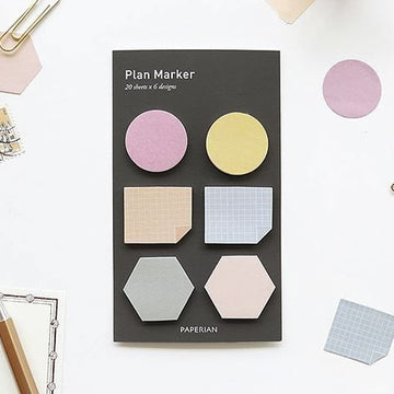 Paperian | Notas Adhesivas Plan Marker Pink