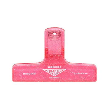 Penco | Clip de Plástico Glitter Pink