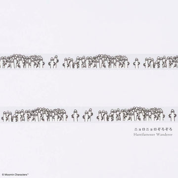 Hobonichi | Cinta Decorativa Deco Rush Plus x Hobonichi Moomin Hattifattener Wanderer