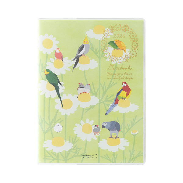 Midori | Agenda Pocket A6 Bird 2026 (Semanal)