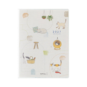 Midori | Agenda Pocket A6 Cat 2027 (Semanal)