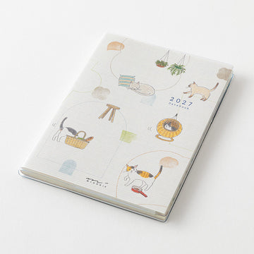 Midori | Agenda Pocket A6 Cat 2027 (Semanal)
