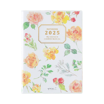 Midori | Agenda Pocket A6 Country Time Flower 2025 (Semanal)