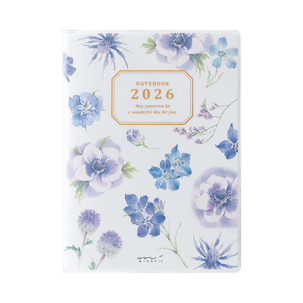Midori | Agenda Pocket A6 Country Time Flower 2026 (Semanal)