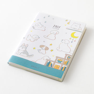 Midori | Agenda Pocket A6 Dog 2027 (Semanal)