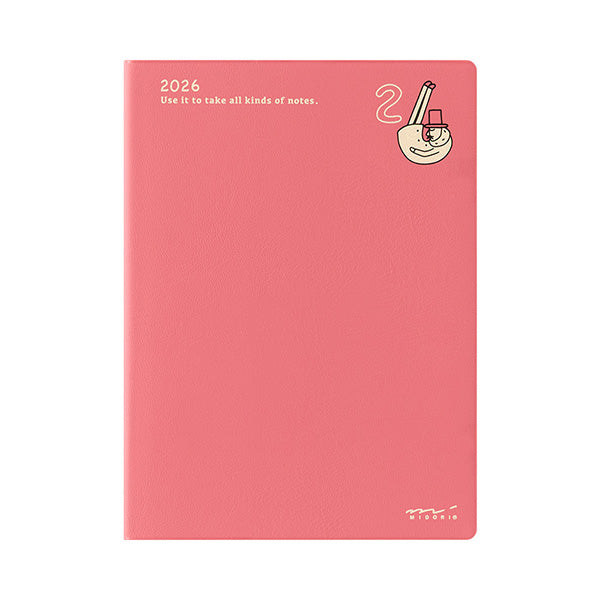 Midori | Agenda Pocket A6 Ojisan 2026 (Mensual)