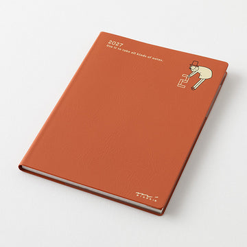 Midori | Agenda Pocket A6 Ojisan 2027 (Mensual)