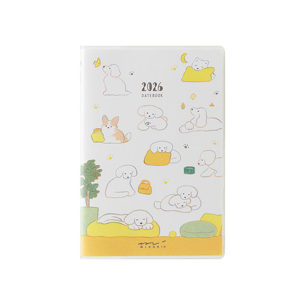 Midori | Agenda Pocket Mini Dog 2026 (Mensual)