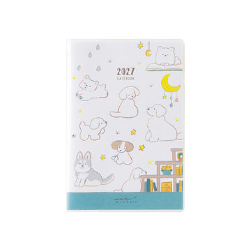 Midori | Agenda Pocket Mini Dog 2027 (Mensual)