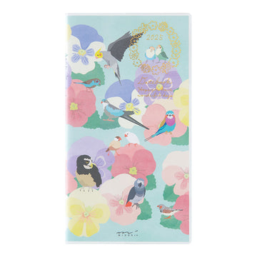 Midori | Agenda Pocket Slim Bird 2025 (Mensual)