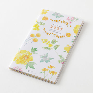 Midori | Agenda Pocket Slim Country Time Flower 2027 (Mensual)