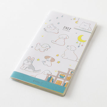 Midori | Agenda Pocket Slim Dog 2027 (Mensual)