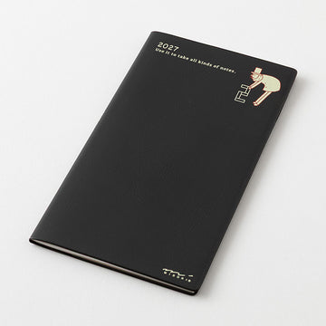 Midori | Agenda Pocket Slim Ojisan 2027 (Mensual)