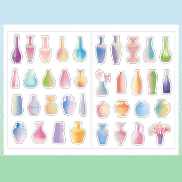 Papermore | Pegatinas Poetry Of Light And Shadow Light Vases