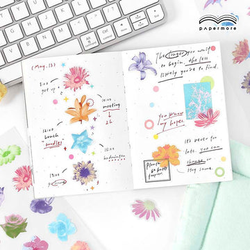 Papermore | Pegatinas Poetry Of Light And Shadow Summer Flower