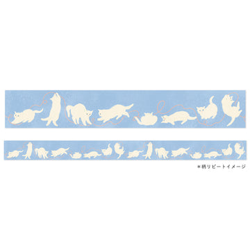 RyuRyu | Polka Cat Clear Tape