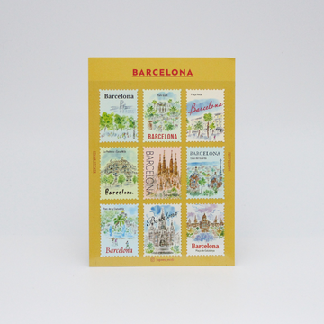 Suatelier | Pegatinas Post Stamp L'après-midi Barcelona
