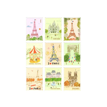 Suatelier | Pegatinas Post Stamp L'après-midi Paris