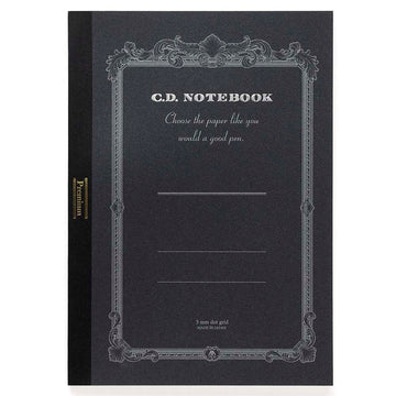 Apica | Cuaderno Premium A4 Silky Black (Puntos)