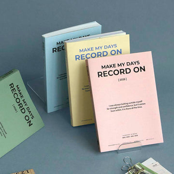Iconic | Agenda Record On B6 2026 Fairy Pink (Semanal)