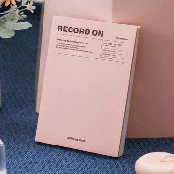 Iconic | Agenda Record On B6 2027 Misty Pink (Semanal)