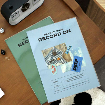 Iconic | Agenda Record On A4 2026 Cloudy Blue (Mensual)